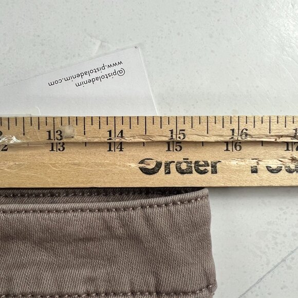 Pistola Jeans Women's 30 Tory High Rise Skinny Crop Light Purple Ankle Zip Denim - Picture 16 of 16